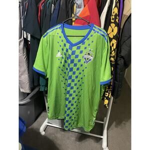 Size 3XL-Adidas MLS 2022/2023 Seattle Sounders Soccer Jersey